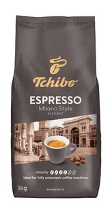Káva "Milano", pražená, zrnková, 1000 g, TCHIBO