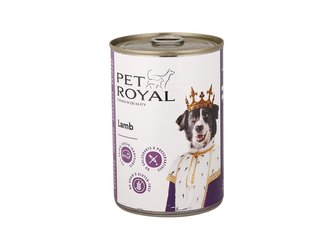 Konzerva Pet Royal pro psy jehněčí 400g