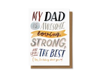 Chaukiss My dad is awesome, loving, strong, just simply the best.