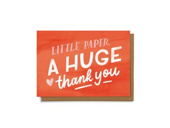 Chaukiss Little paper, a huge thank you
