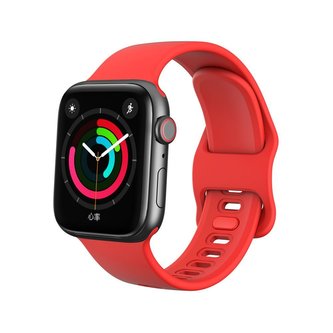 Tech-Protect Náhradní gumový řemínek pro Apple Watch (42/44mm), červený
