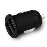 Nabíječka USB do auta C-TECH UCC-01, 2x USB, 2,4A, černá