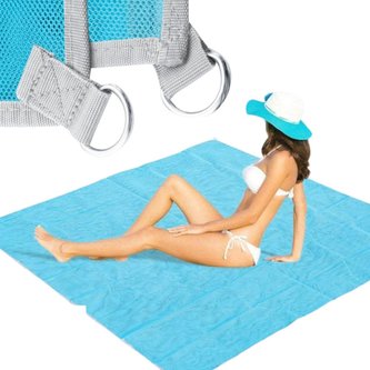 Pikniková/plážová deka modrá XXL 200x200cm Pikniková/plážová deka modrá XXL 200x200cm