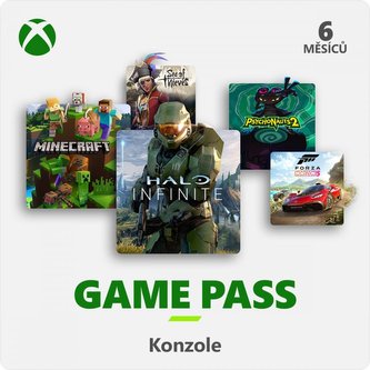 Microsoft Xbox Game Pass členství 6 měsíců