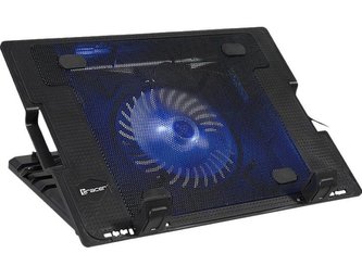 Tracer ICESTORM 17 černá / chladící podložka pro 17 notebook / 2xUSB 2.0 / 1x 125 mm ventilátor / nastavitelný úhel (TRASTA46338) (PC)