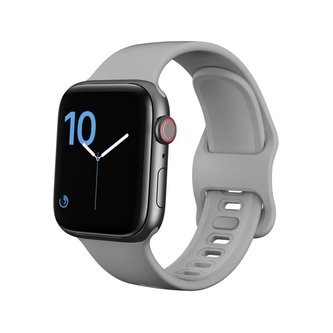 Tech-Protect Náhradní gumový řemínek pro Apple Watch 42/44mm, šedý