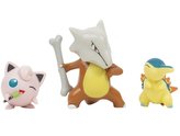 Pokemon Battle Figure Set 3-Pack - Cyndaquil, Jigglypuff, Marowak, 5-8cm