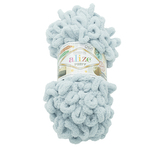 Příze PUFFY - světle šedá - 100g / 9 m