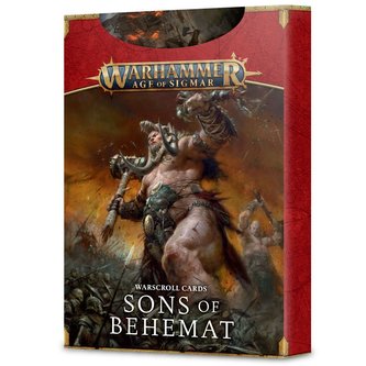 Warhammer: Age of Sigmar - Warscroll Cards: Sons of Behemat