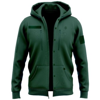 Mikina World of Tanks na zip Patches zelená M