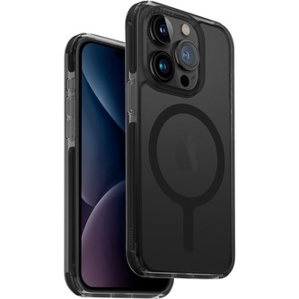 UNIQ Combat MagClick ochranný kryt iPhone 15 Pro Carbon (černý)