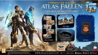 Atlas Fallen - Bandana, náramek, litografie, plakát
