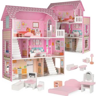 Domeček pro panenky dřevěný LULILO Trikito 70 cm