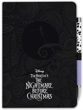 Poznámkový blok s propiskou The Nightmare Before Christmas|Ukradené Vánoce: Lines (A5 14,8 X 21 cm)
