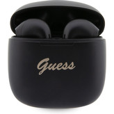 Guess True Wireless Script Logo bezdrátová sluchátka černá