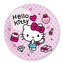 Party papírové talířky - Hello Kitty 23 cm