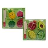 Dřevěné ovoce na krájení