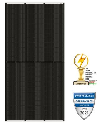 Solarmi solární panel Amerisolar Mono 465 Wp černý 144 článků (MPPT 42V)