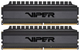 PATRIOT Viper 4 Blackout 8GB DDR4 3000 MHz / DIMM / CL16 / Heat shield / KIT 2x 4GB