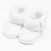 Kojenecké zimní krajkové kozačky New Baby 3-6 m bílé - velikost 3-6 m