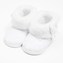 Kojenecké zimní krajkové kozačky New Baby 3-6 m bílé - velikost 3-6 m