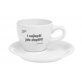 Oxalis Baťa latte šálek 0,23 l – motto: I nejlepší jde zlepšit!