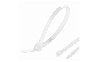 Zdrhovací pásek 4.6*200 mm bilá, 100 ks | 01-09-2420