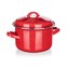 Hrnec smalt ¤16x10.5cm 2L s poklicí  MILTON RED