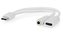 NEDIS USB-C adaptér/ USB-C zástrčka - USB-C zásuvka / 3,5 mm jack zásuvka/ bílý/ blistr/ 10 cm