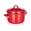 Hrnec smalt ¤20x12cm 3,4L s poklicí  MILTON RED