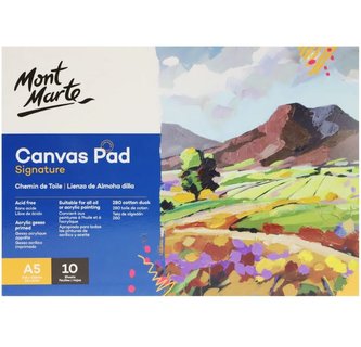 Mont Marte blok s malířským plátnem A5 č.0025, 10 listů