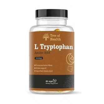 Tree of Healt L-Tryptophan 500mg 60 caps