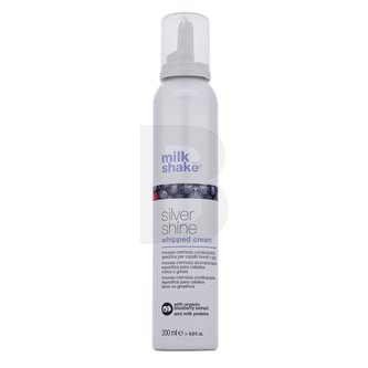 Milk_Shake Silver Shine Whipped Cream bezoplachový kondicionér pro platinově blond a šedivé vlasy 200 ml