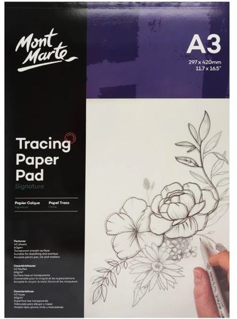 Blok pauzovacích papírů, 60g/m2, A3, č.0016, 40 listů