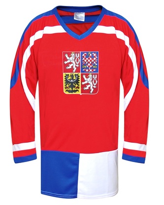 Hokejový dres ČR 1, červený, vel. M