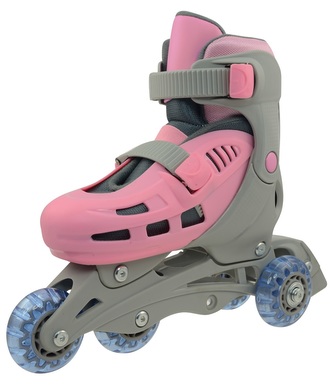 Kolečkové brusle TRISKATE BASIC vel.S (31-34), růžové