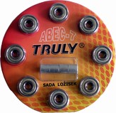 Sada ložisek TRULY® ABEC 7 - Carbon/8ks
