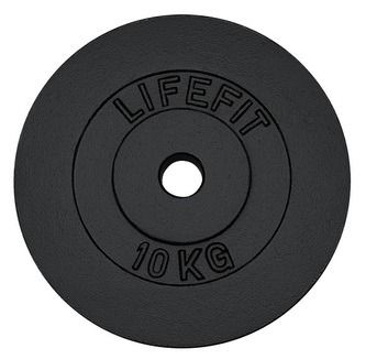 Kotouč LIFEFIT® 10kg, kovový, pro 30mm tyč