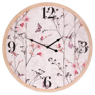 Hodiny nástěnné MDF, 58cm