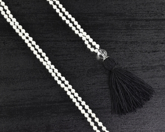 Asijský růženec světle modrý 4 mm