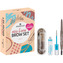 Essence Easy & Wow tužka na obočí What A Brow Pen Waterproof 0,2 g 01 Light Brown + gelová řasenka na obočí Lash & Brow Gel Mascara 9 ml + pudr na obočí Brow Powder 2,3 g 01 Light & Medium