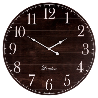 Hodiny nástěnné MDF, 58cm