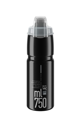 lahev ELITE Jet  Plus 21´ černá/šedé logo 750 ml