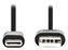 NEDIS kabel USB 2.0/ zástrčka USB-C - zástrčka USB-A/ černý/ 3m