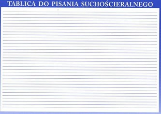 Tablica do pisania suchościeralnego