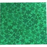 Karton holograficzny zielony gwiazdy 25x35cm ark