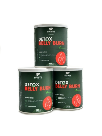 Natures Finest - Nutrisslim - Detox belly burn 125g 2+1 zdarma