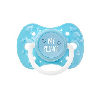Uklidňující silikonový dudlík 0m+ Akuku My Prince - velikost XS Uklidňující silikonový dudlík 0m+ Akuku My Prince - velikost XS