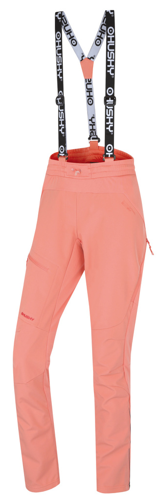 Dámské outdoor kalhoty Kixees L light orange - L Dámské outdoor kalhoty Kixees L light orange - L