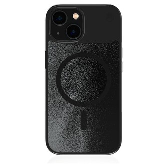 STM Relax Sand MagSafe kryt iPhone 15 černý